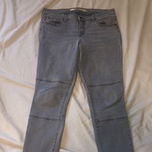 Old Navy mid rise gray jeans skinny